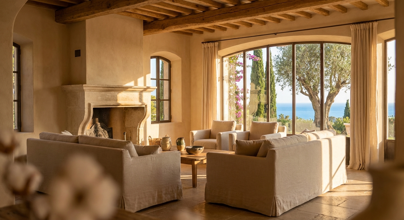 Heritage interior with exposed oak beams