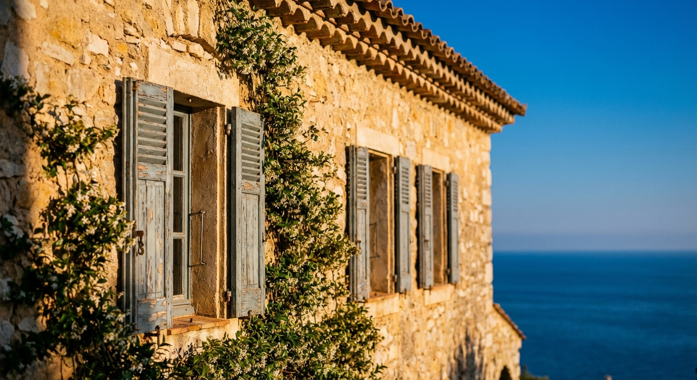 Heritage villa architectural detail